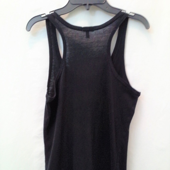Black Womens Tank Top MEDIUM - Picture 3 of 5